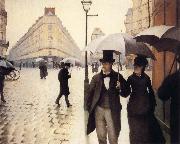Gustave Caillebotte A Rainy Day china oil painting artist